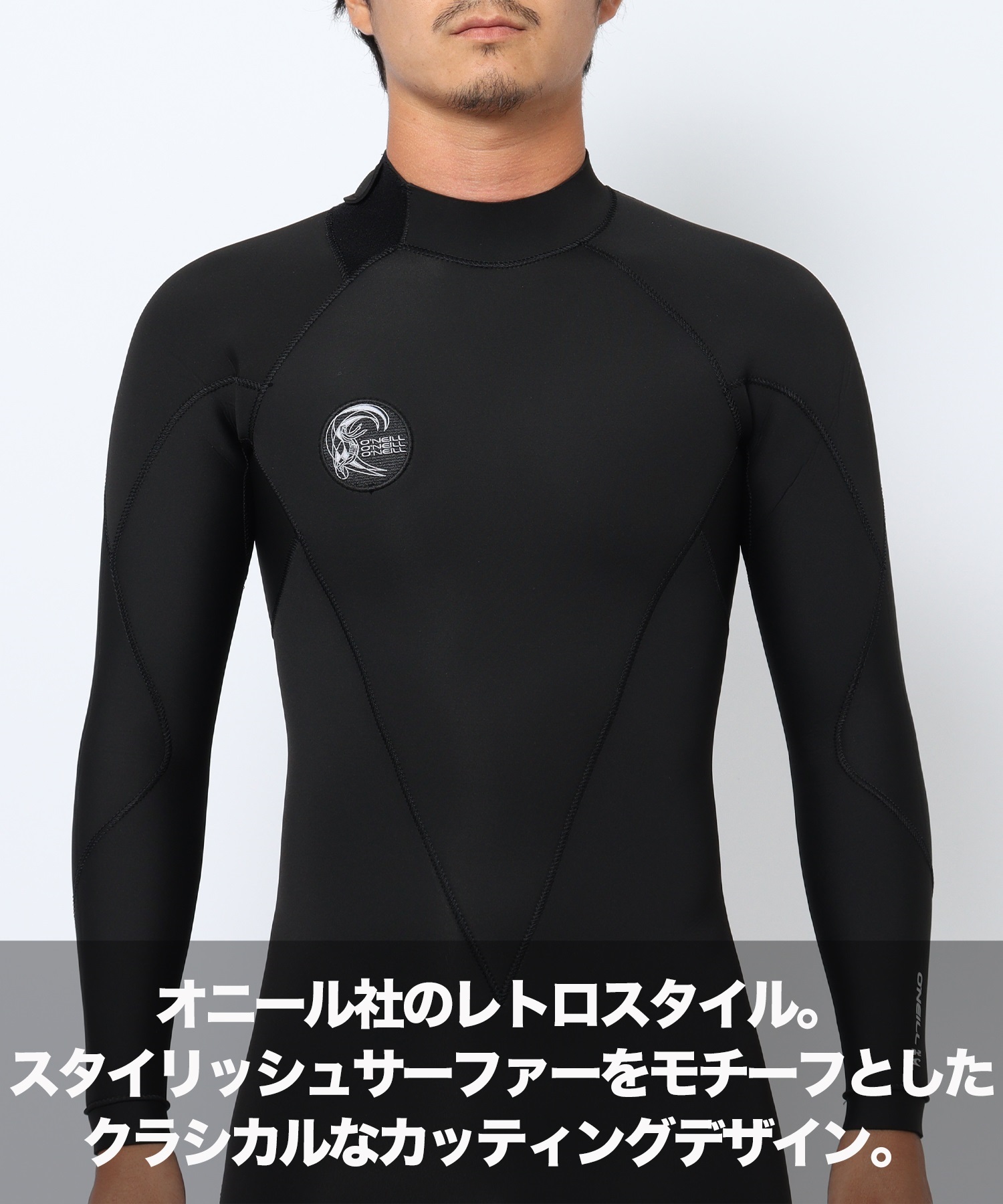 ONEILL オニール BZ MR ZIP バックジップ 3mm×2mm MSS-106A3 メンズ ウェットスーツ フルスーツ ムラサキスポーツ限定 KK C6(MEN-M)