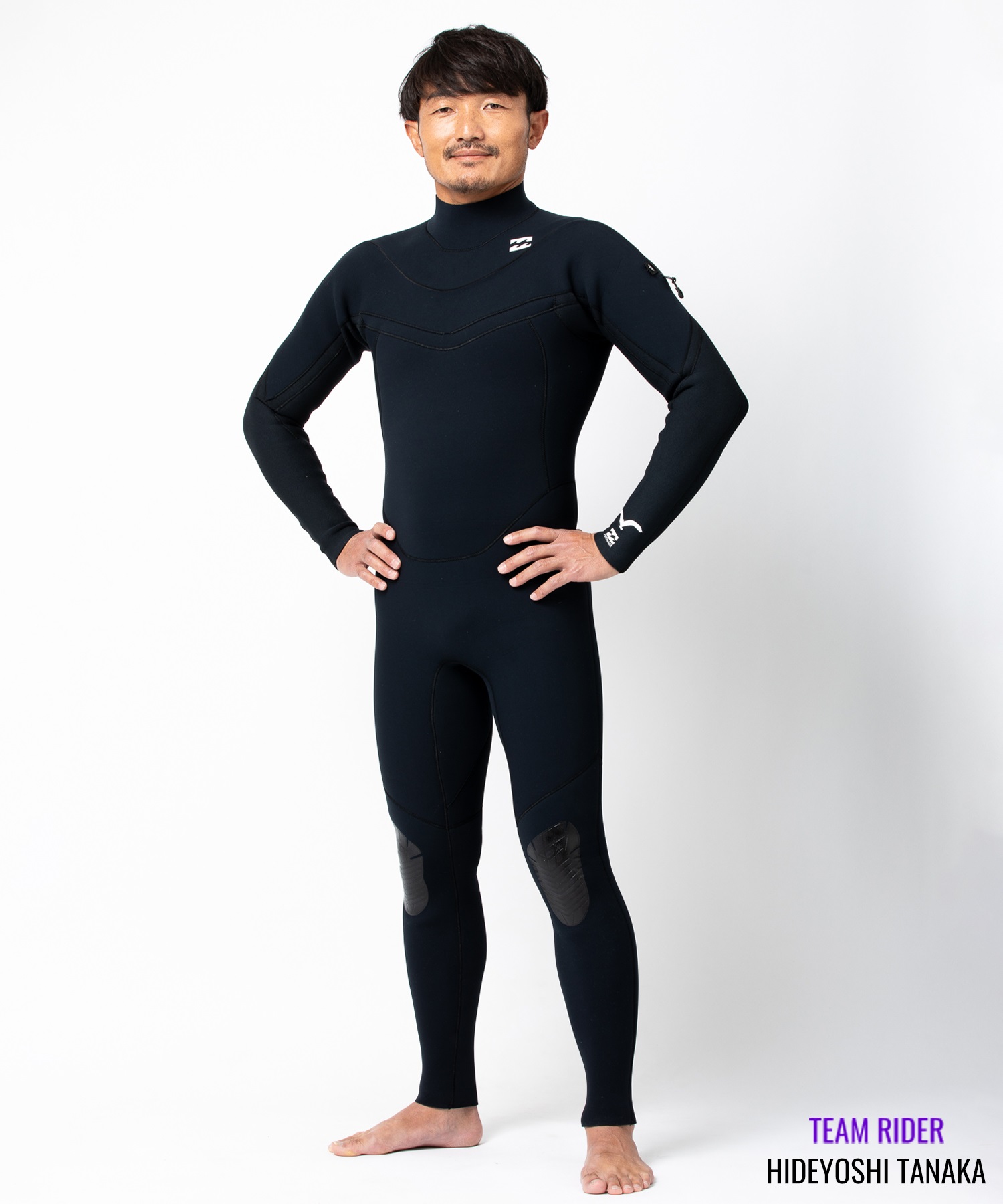 BILLABONG ビラボン ITADAKI 3X2mm ガルウィングジップ BE018-016 メンズ ウェットスーツ フルスーツ ムラサキスポーツ(BLK-M)