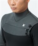 Hurley ハーレー ADVANTAGE+ 3X2mm MZFLAD24 チェストジップ メンズ ウェットスーツ フルスーツ ムラサキスポーツ(BLK-M)