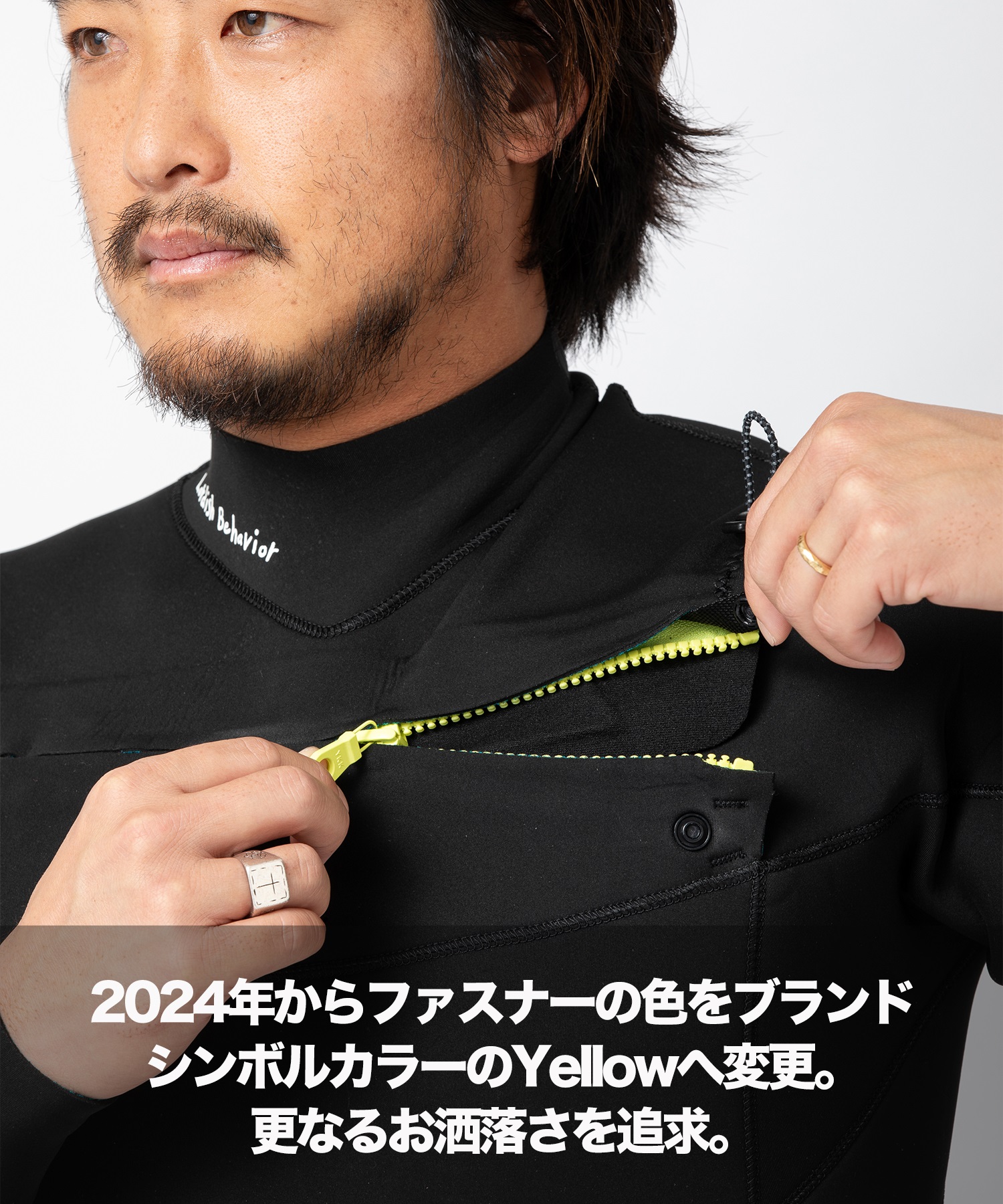 Lordish Behavior ローディッシュビヘイビアー LB CZ 3×2mm LB24-3 2FLC-ZIP メンズ ウェットスーツ フルスーツ ムラサキスポーツ(BLK-M)