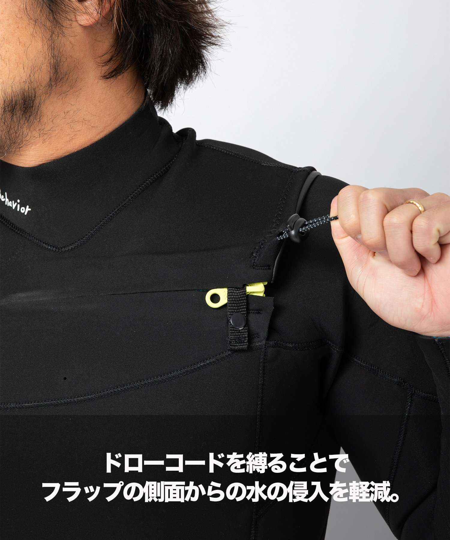 Lordish Behavior ローディッシュビヘイビアー LB CZ 3×2mm LB24-3 2FLC-ZIP メンズ ウェットスーツ フルスーツ ムラサキスポーツ(BLK-M)