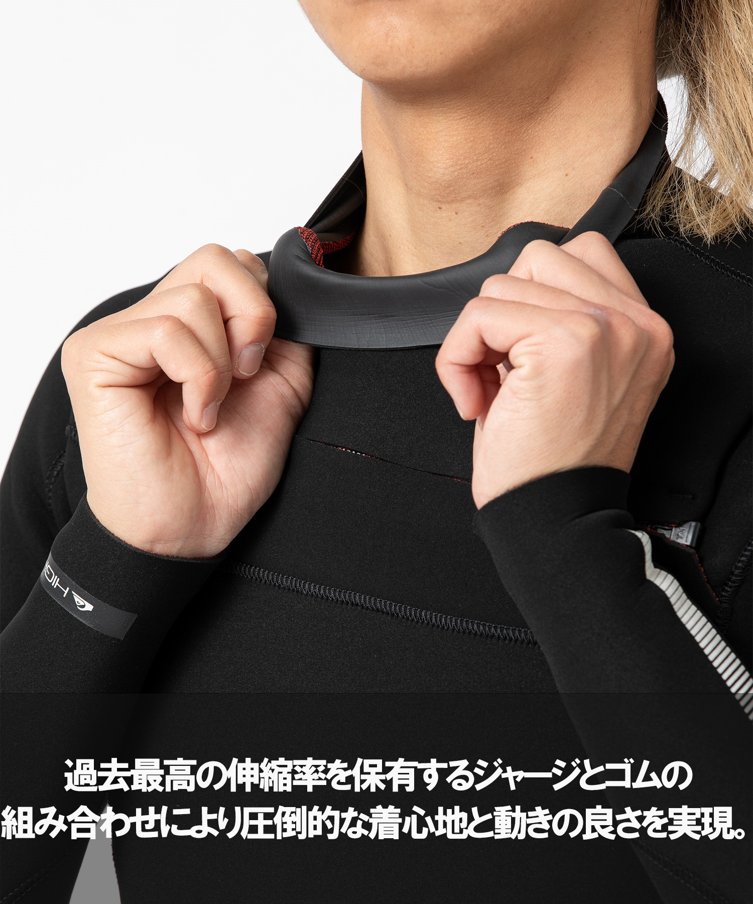 QUIKSILVER クイックシルバー CZ HIGHLINE 3X2 QWT241701 メンズ ウェットスーツ フルスーツ ムラサキスポーツ(BLK-M)