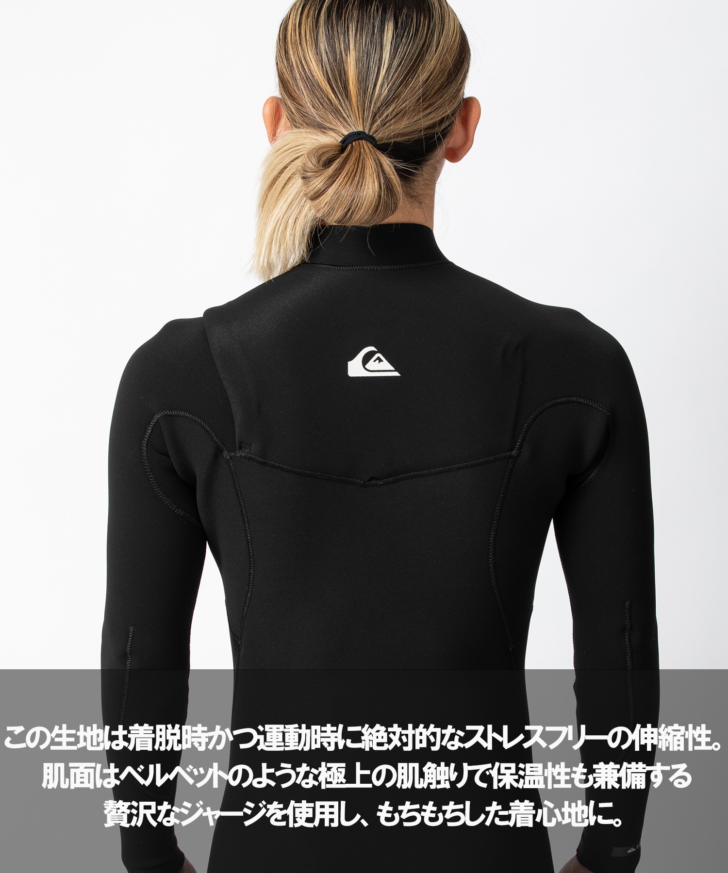 QUIKSILVER クイックシルバー CZ HIGHLINE 3X2 QWT241701 メンズ ウェットスーツ フルスーツ ムラサキスポーツ(BLK-M)