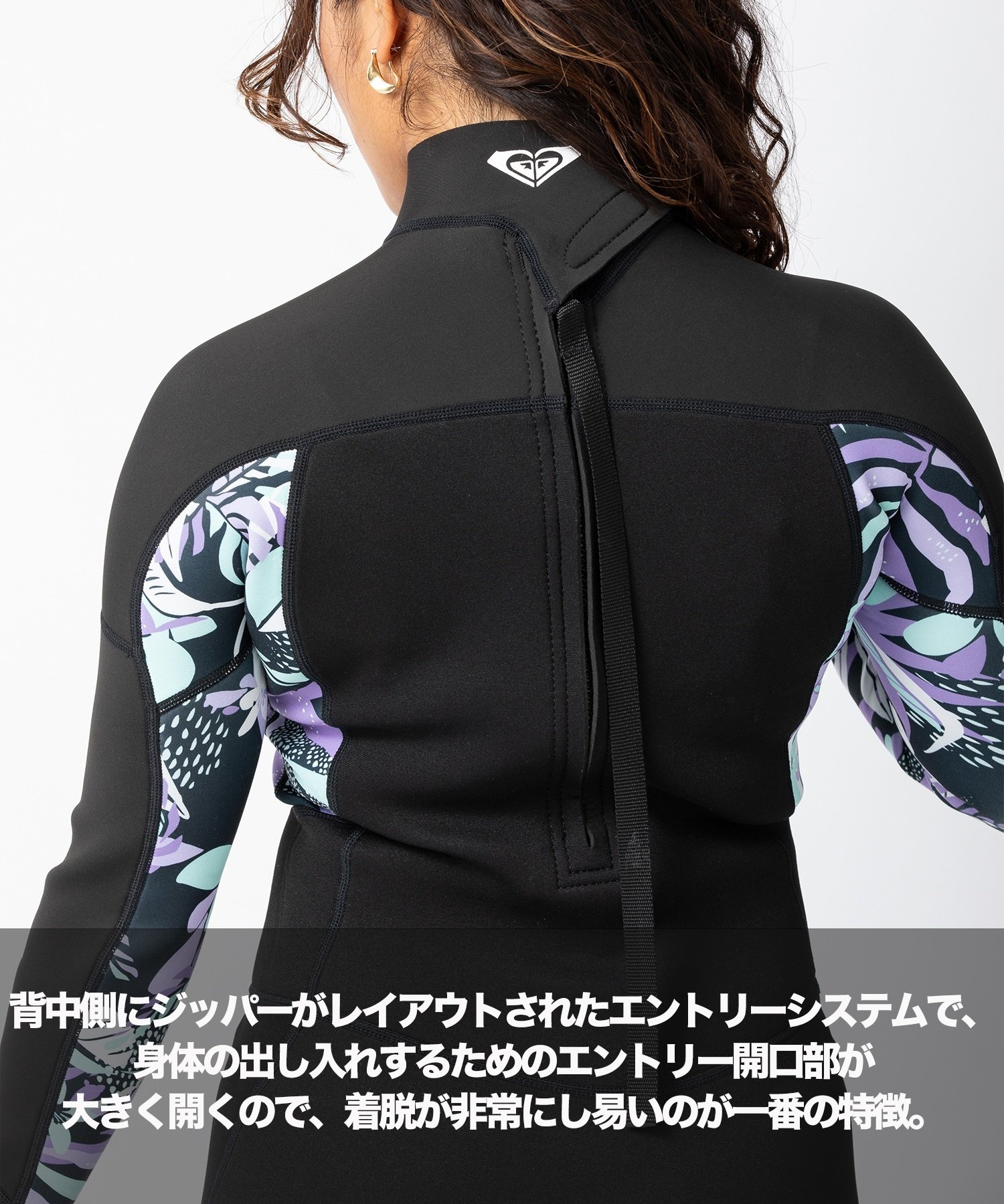 ROXY ロキシー BZ SWELL FL 2.5X2 RWT241708 レディース ウェットスーツ フルスーツ ムラサキスポーツ(BLK1-M)