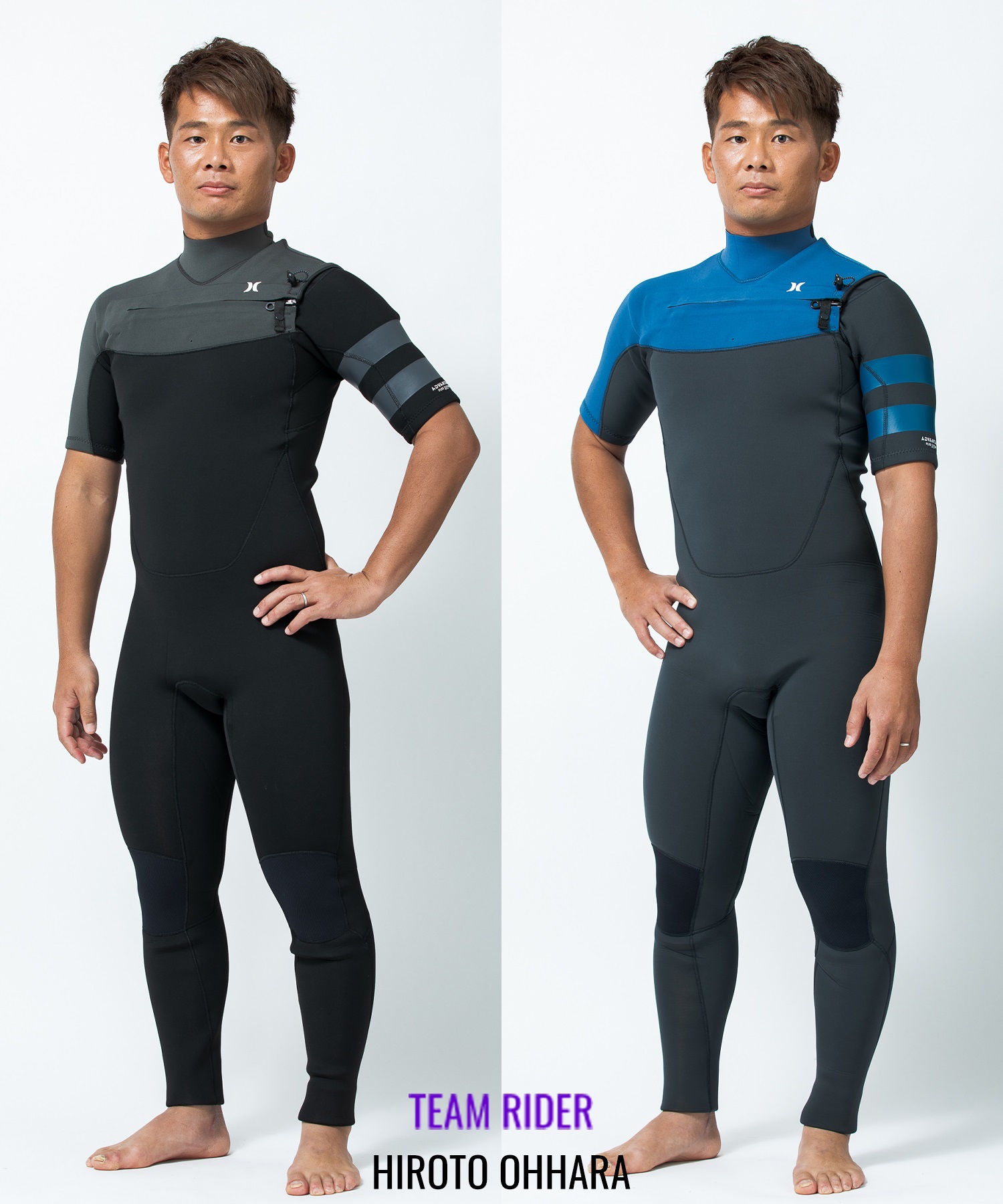 Hurley ハーレー CZ ADVANTAGE+ 3X2mm MZSGAD24 メンズ ウェットスーツ シーガル ムラサキスポーツ(BLK-M)