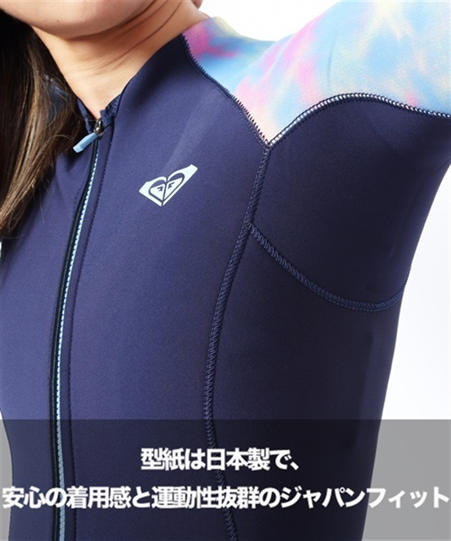 ROXY ロキシー POPSURF 2mm RWT221902 フルジップ ロングスリーブ