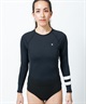 Hurley ハーレー FZ SURF SUIT 1mm GZLSSS23 レディース ウェットスーツ ロングスプリング ムラサキスポーツ(BLK-MS)