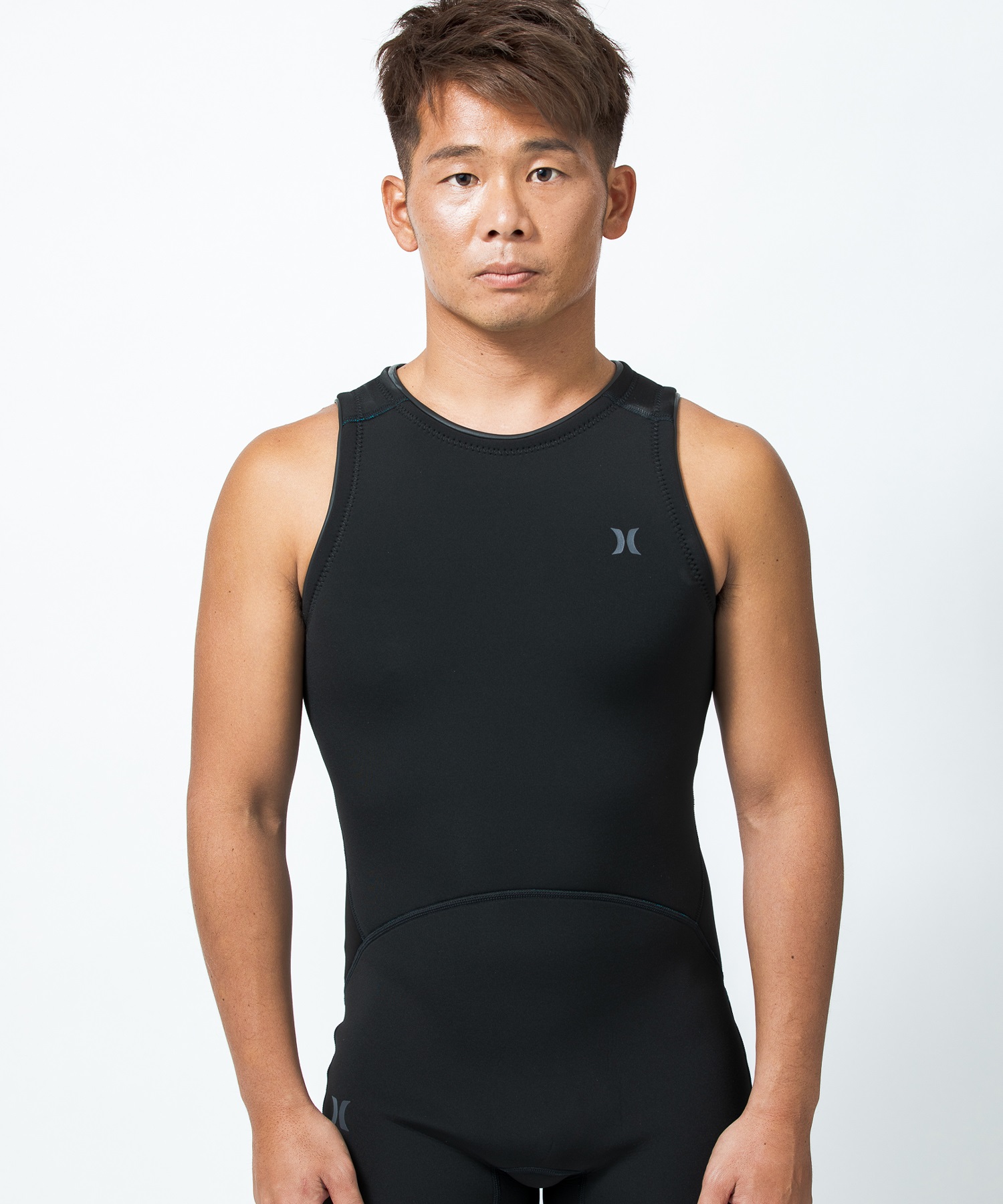 Hurley ハーレー NZ ADVANTAGE+ 2X2mm MZLJAD24 メンズ ウェットスーツ ロングジョン ムラサキスポーツ(BLK-M)