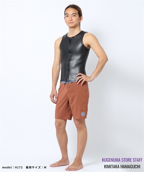 THREE WEATHER スリーウェザー VEST FZ NKK RUBBER フロント