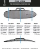 CREATURES OF LEISURE クリエーチャー ICON LITE RETRO 5.10 サーフィン ハードケース ショートボード用 ムラサキスポーツ(SLV-5.10)