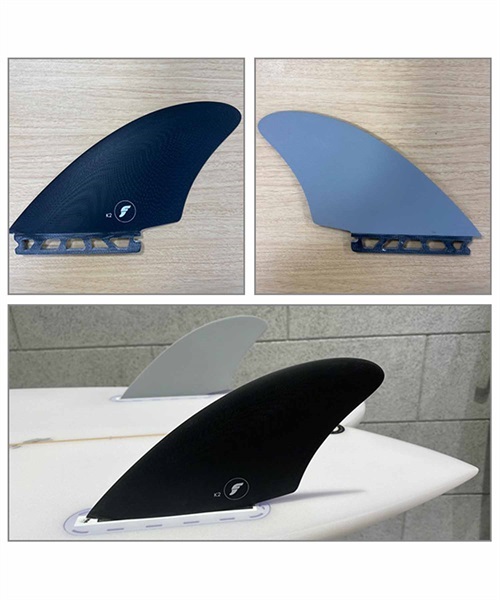 FUTURE フューチャー FIN FG FK2 TWIN KEEL ツインキール サーフィン フィン HH G11(BKGY-117mm)