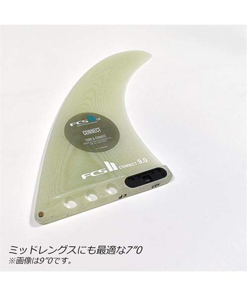FCS2 エフシーエスツー CONNECT PG LB FIN 7 コネクト FCON-PG02-LB70R サーフィン フィン II C14(CLEAR-7.0)