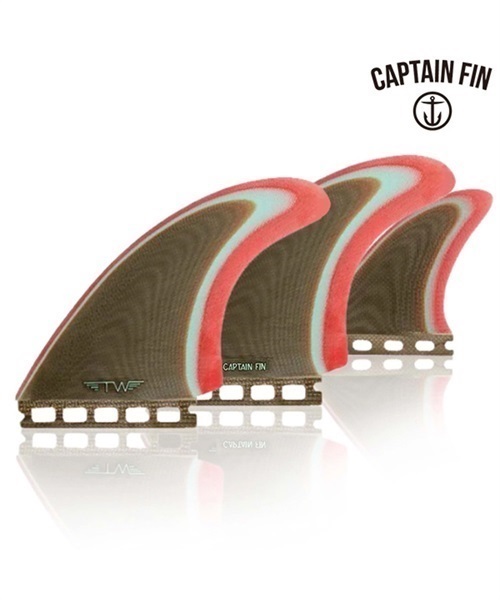 CAPTAIN FIN キャプテンフィン FIN TYLER.W TWIN タイラー・ウォーレン ツイン CFF2411703 FUTURE サーフィン フィン JJ J22(COFFE-0)