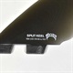 FCS2 エフシーエスツー MB SPLIT KEEL QUAD FIN スプリット キールクワッド FMBK-PG02-MDQSR サーフィン フィン(SMK-ONESIZE)