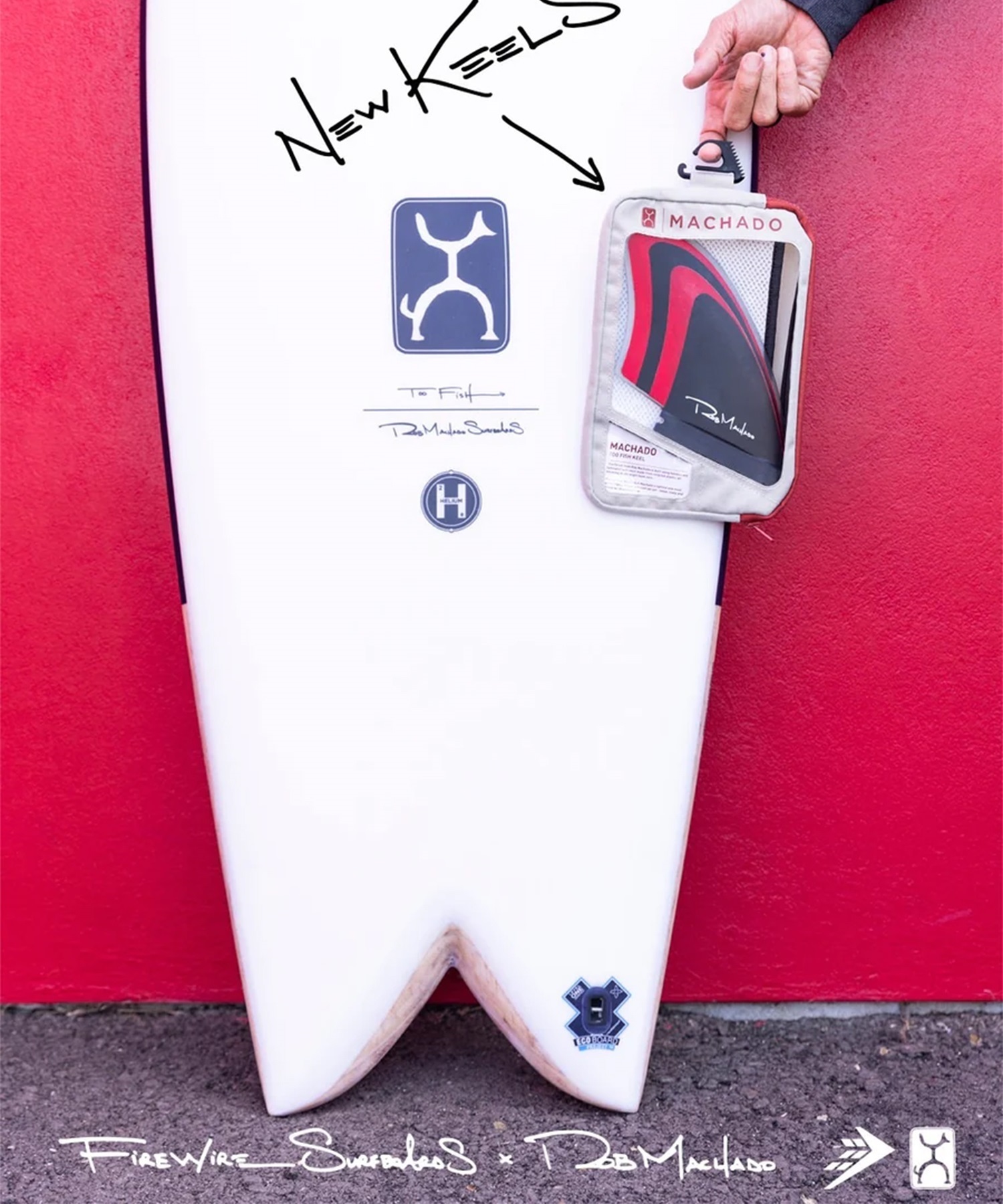 ROB MACHADO ロブ・マチャド KEEL キール FUTURE フィン サーフィン