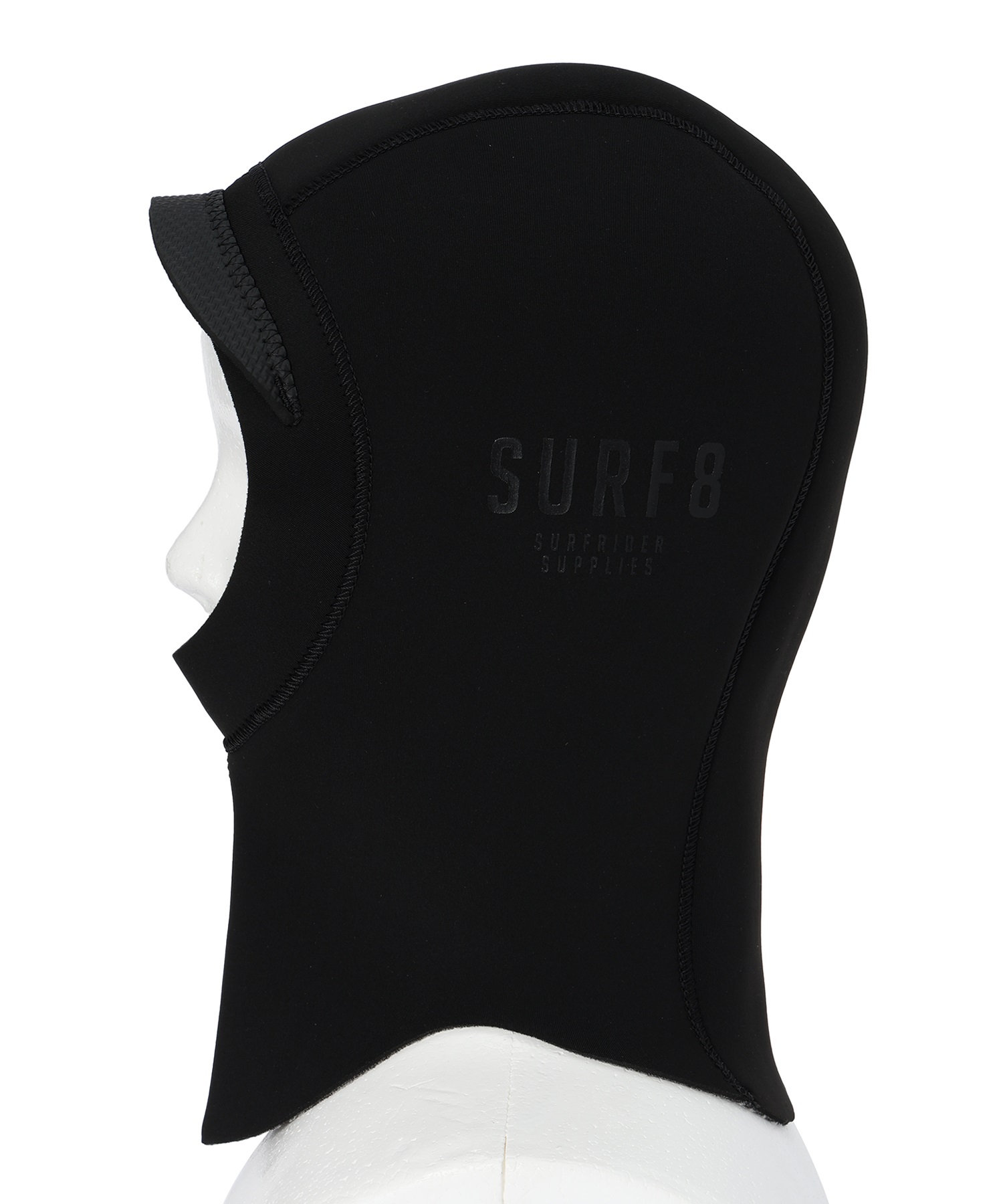 SURF8 サーフエイト ジャージフード起毛 2mm 83F3G6 サーフィンヘッドウェア(BLK-2XS)