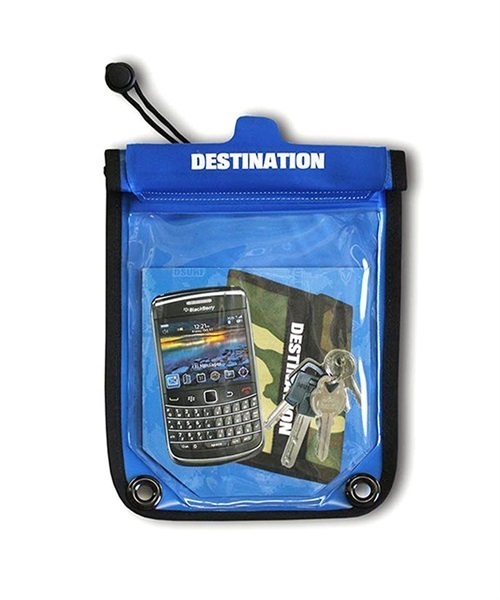 防水ケース DESTINATION ディスティネーション WATER PROOF POUCH L ウォータープルーフポーチ L GG E11(BLK-L)