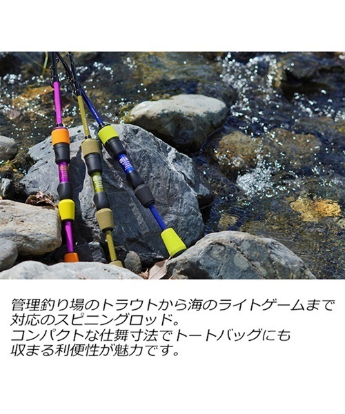 ROOSTER GEAR MARKET ルースターギアマーケット RGM SPEC.2 6.5ft 10509001 フィッシング ロッド 釣り竿 II A12(BLACKSILVER-6.5feet)