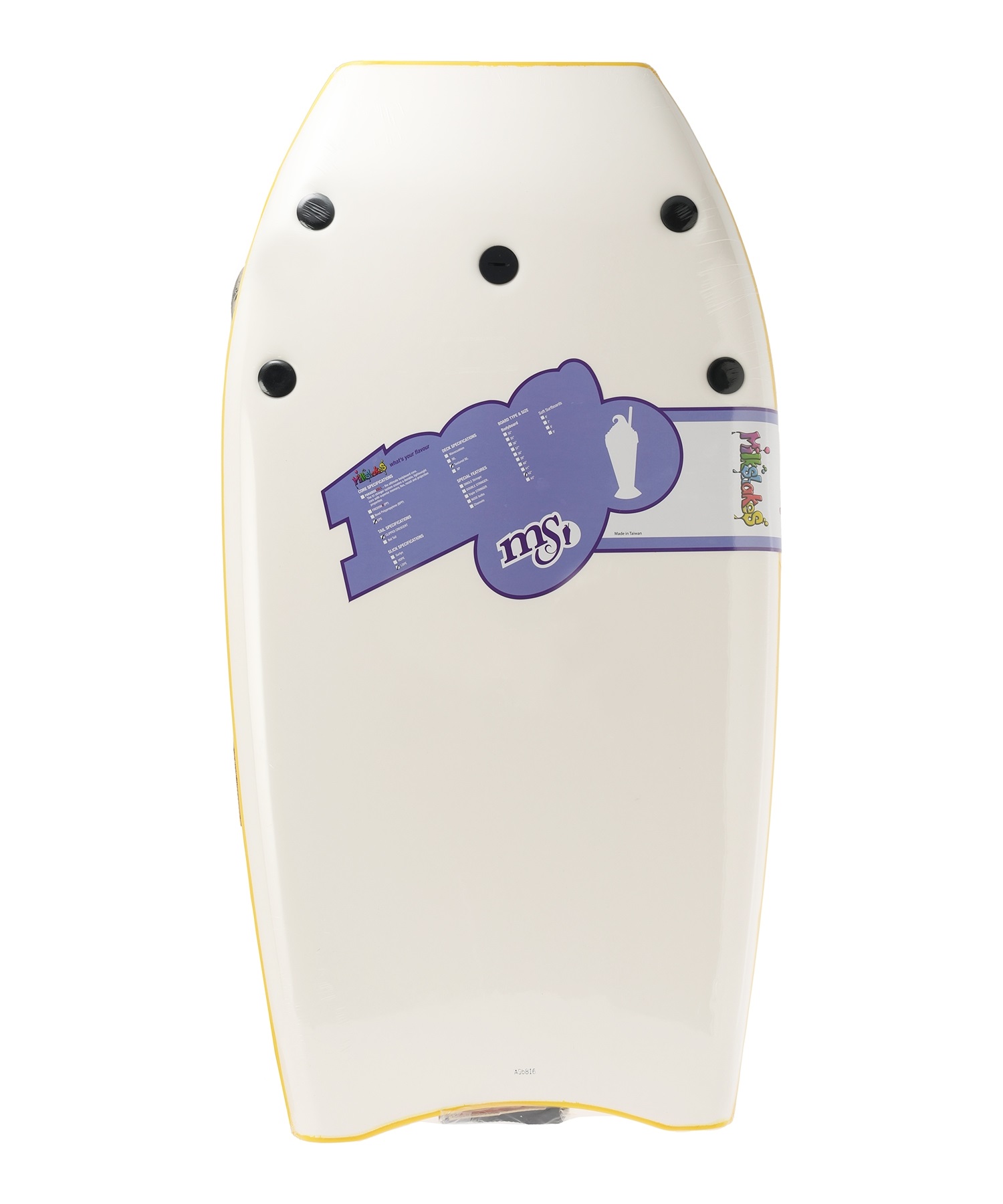 Milkshakes ミルクシェイク BODY BOARD HANDLE HAND ボディーボード 海遊び(WHT-107)