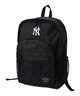 E-COME/イーカム MLB ヤンキース メッシュポケット YK-MBBK157 デイパックリュック(BLACK-ONESIZE)