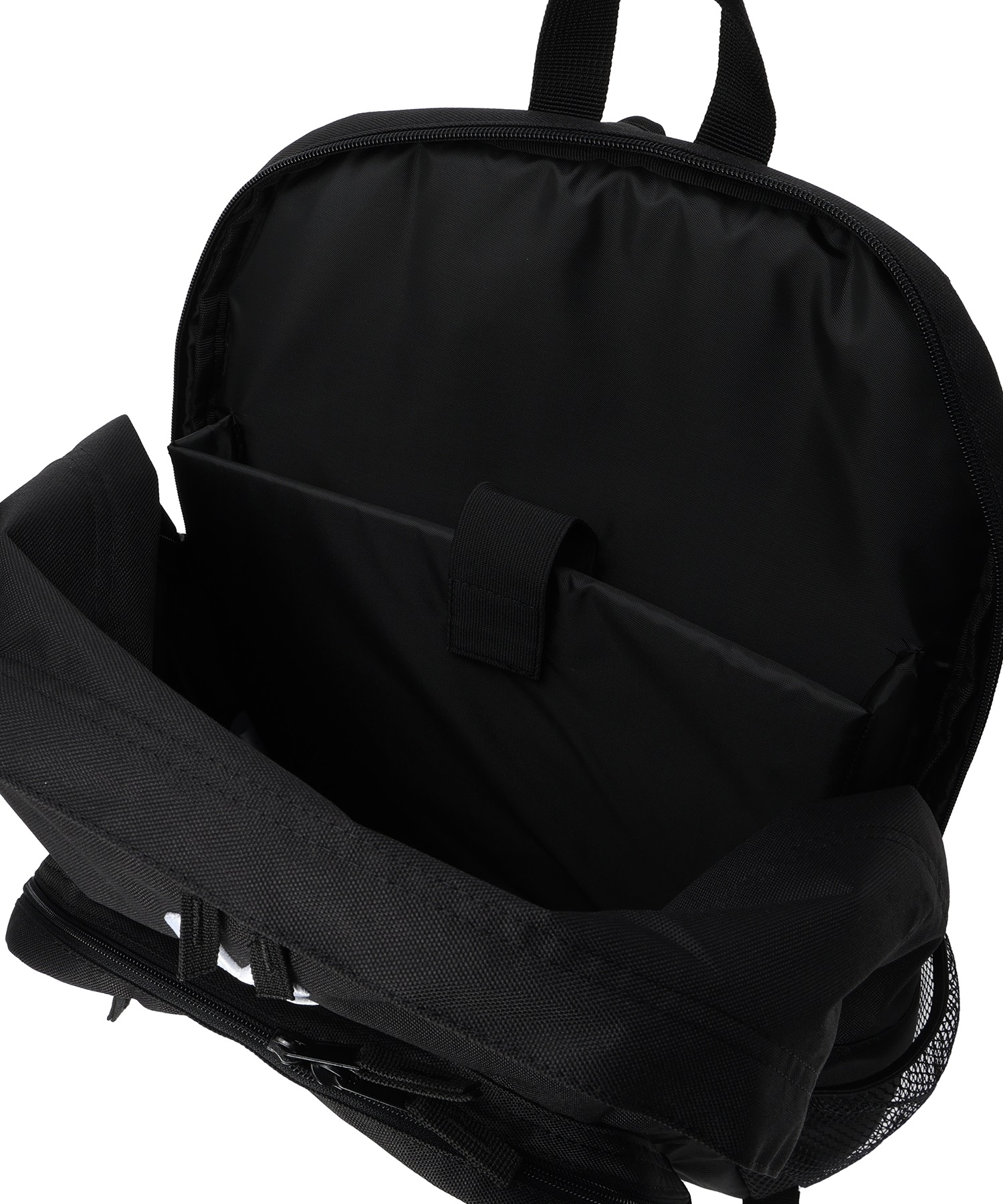 E-COME/イーカム MLB ヤンキース メッシュポケット YK-MBBK157 デイパックリュック(BLACK-ONESIZE)