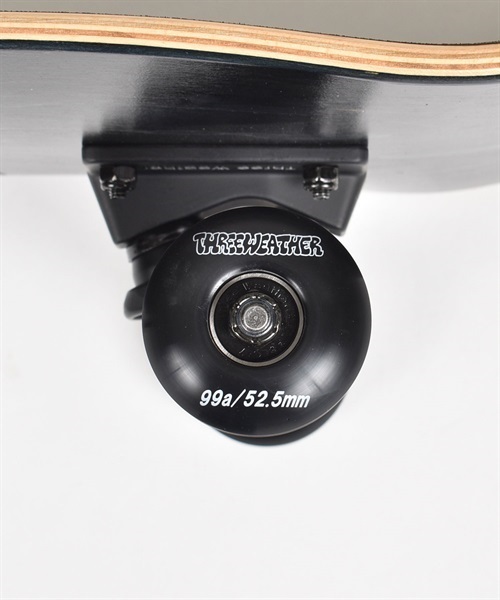 スケートボード コンプリートセット THREE WEATHER スリーウェザー SBMR2304 8.0インチ  完成品 組み立て調整済み(BK-8.00inch)