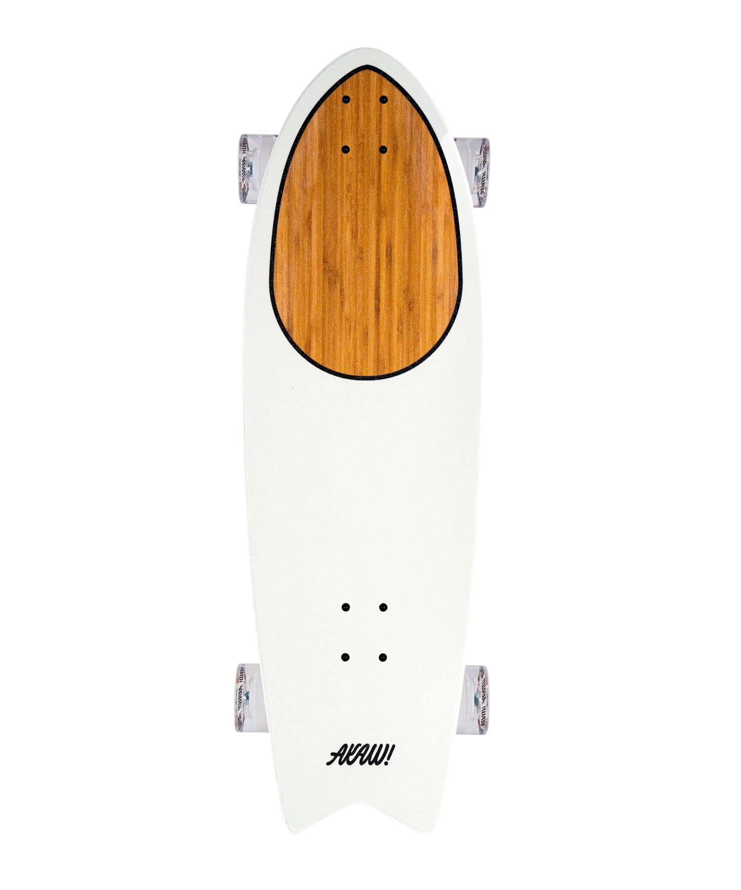 ロング スケートボード ランド スケート LAND SKATE ランスケ AKAW アカウ BARRACUDA 9.625inch KK J5(BRN-ONESIZE)