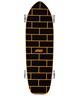 ロング スケートボード ランド スケート LAND SKATE AKAW アカウ BRICKWAVE YELLOW 9.625inch KK J5(YEL-ONESIZE)