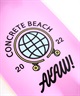 AKAW アカウ ロング スケートボード LAND SKATE CONCRETE BEACH PINK YEL 9.5inch J5(PNK-9.50inch)