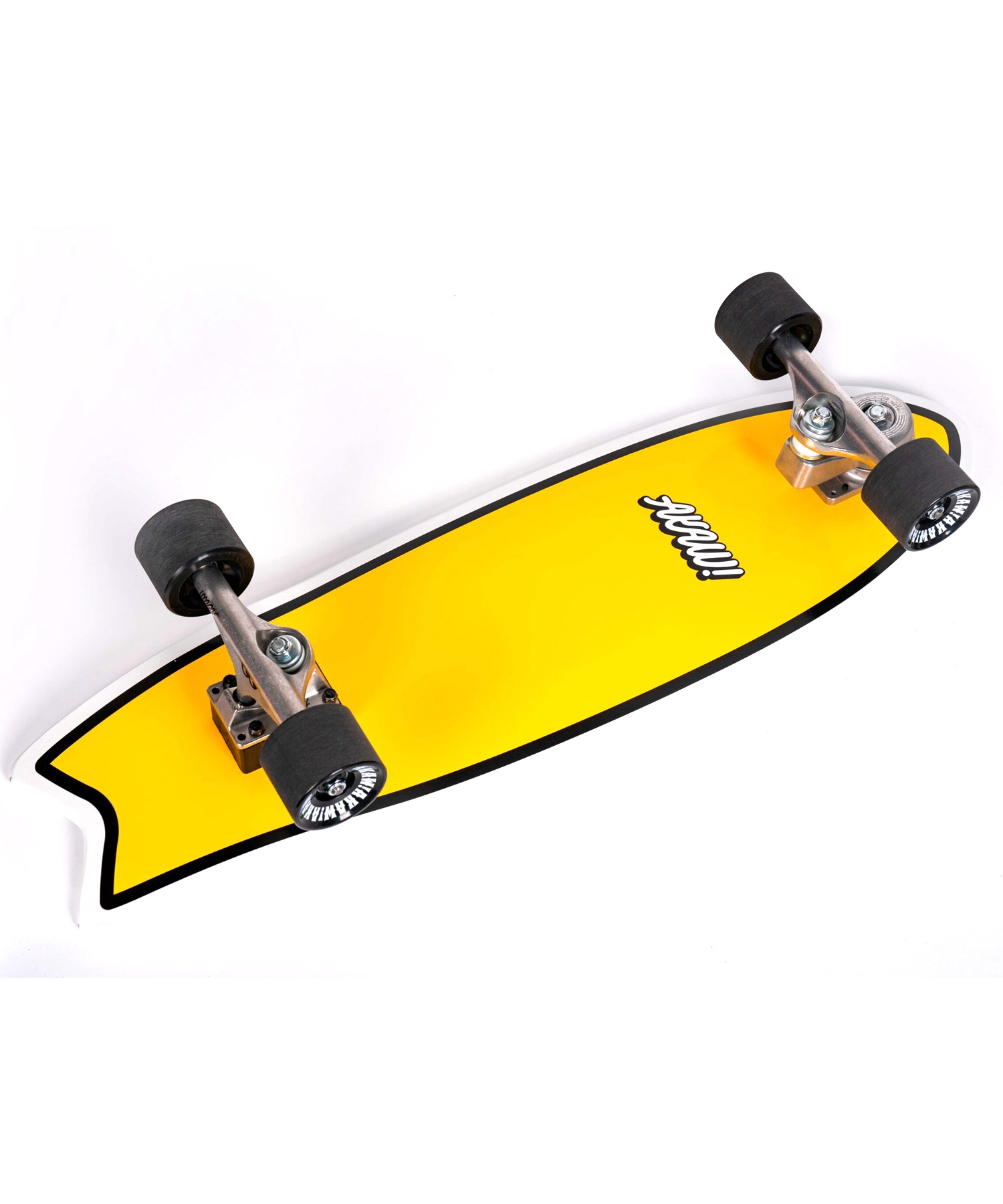 ロング スケートボード ランド スケート LAND SKATE AKAW アカウ SPRITWAVE YELLOW 9.5inch KK J5(YEL-9.50inch)