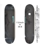 スケートボード デッキ THREE WEATHER スリーウェザー TWSH7509 SUPERHARD BLANK DECK 7.5インチ ジュニア ブランクデッキ(BK-7.5inch)