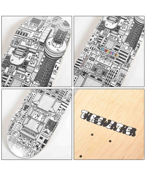 スケートボード デッキ THREE WEATHER スリーウェザー ARTIST DECK 7.75インチ(WT-7.75inch)