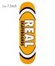 REAL リアル スケートボード デッキ NEW CLASSIC OVAL 7.5inch?8.25inch(ONECOLOR-7.50inch)