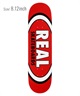 REAL リアル スケートボード デッキ NEW CLASSIC OVAL 7.5inch?8.25inch(ONECOLOR-7.50inch)