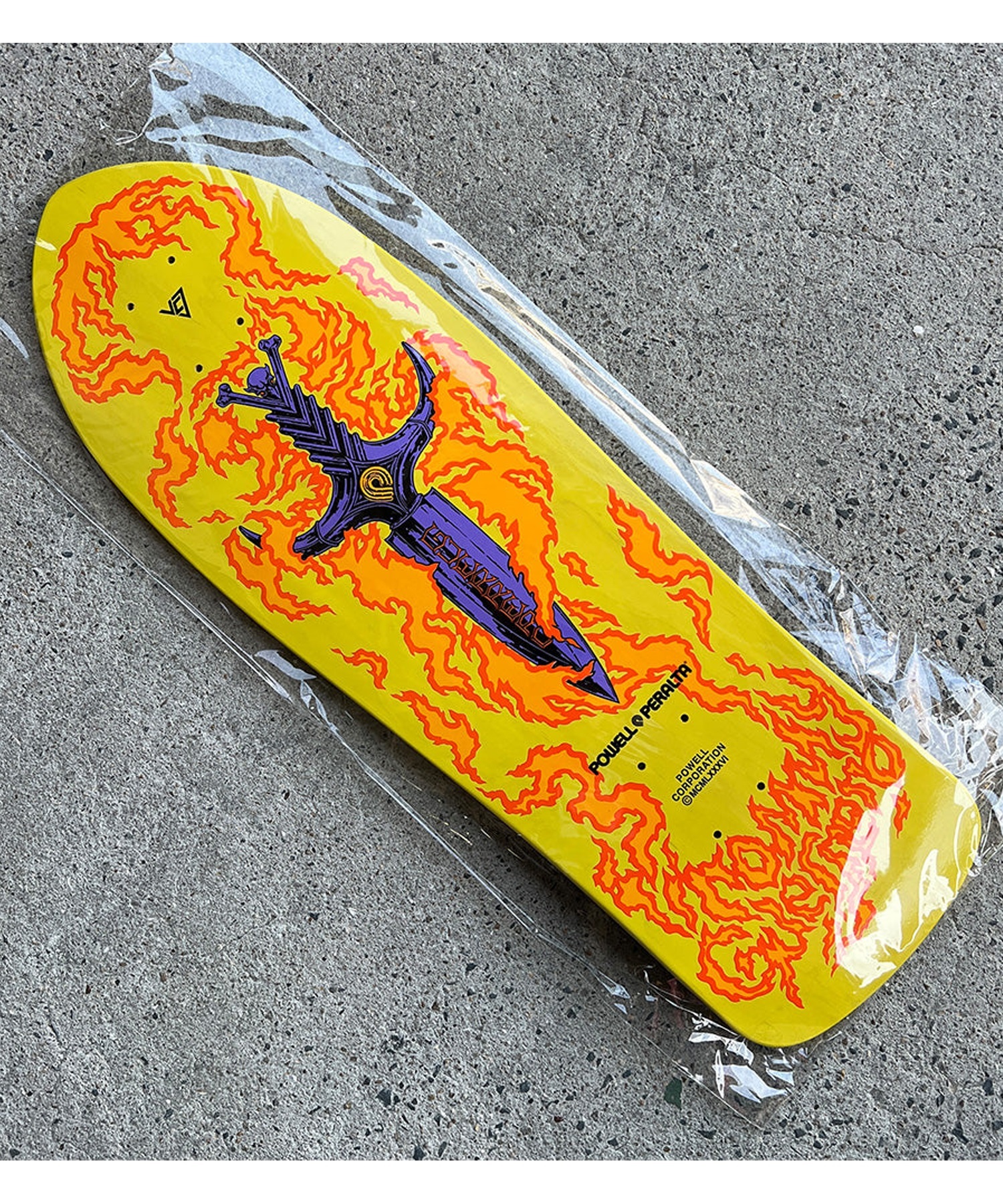 POWELL PERALTA パウエルペラルタ スケートボード デッキ オールドシェイプ LTD TOMMY GUERRERO #15 限定品(YEL-ONESIZE)