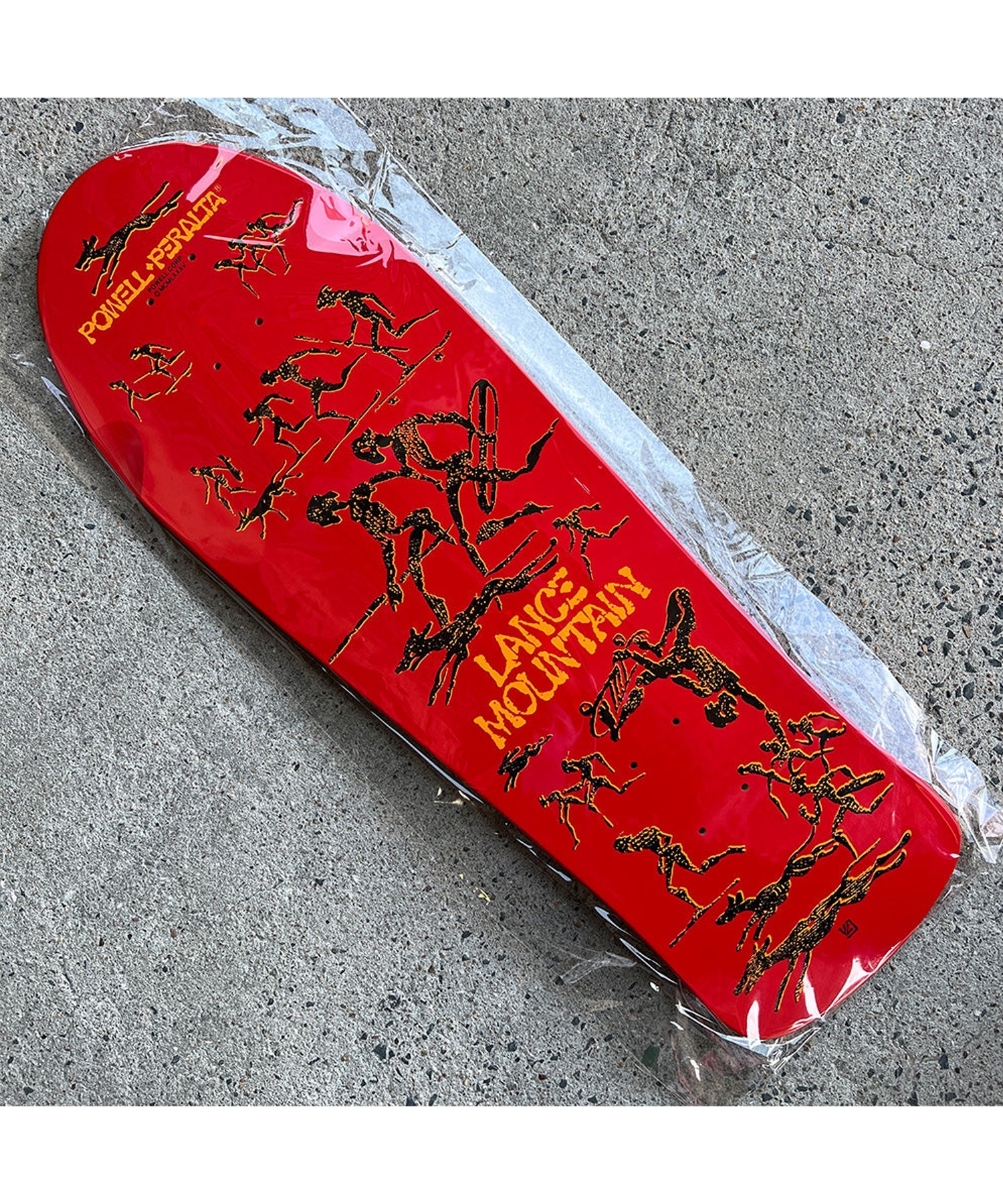 POWELL PERALTA パウエルペラルタ スケートボード デッキ オールドシェイプ LTD LANCE MOUNTAIN #15 限定品(RED-ONESIZE)