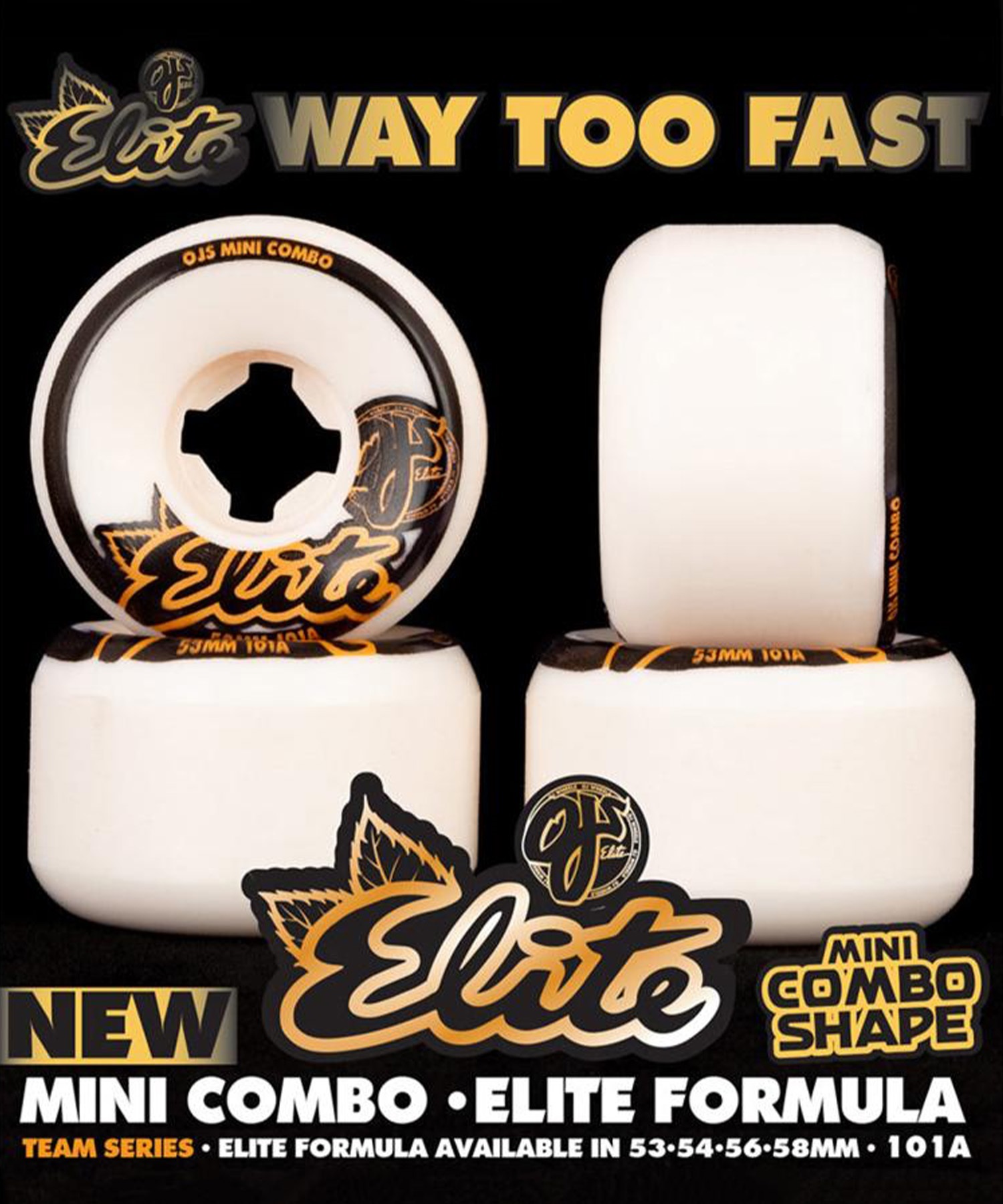 スケートボード ウィール OJ WHEEL オージェーウィール 33071815 ELITE MINI COMBO 54MM KK I12(ONECOLOR-ONESIZE)