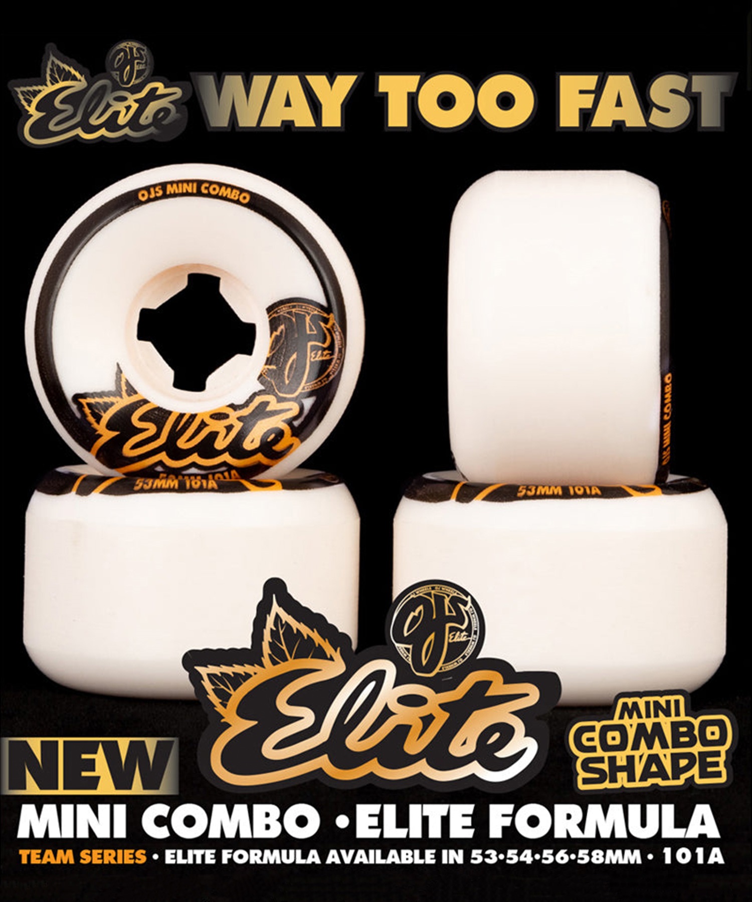スケートボード ウィール OJ WHEEL オージェーウィール 33071846 ELITE MINI COMBO 53MM KK I12(ONECOLOR-ONESIZE)