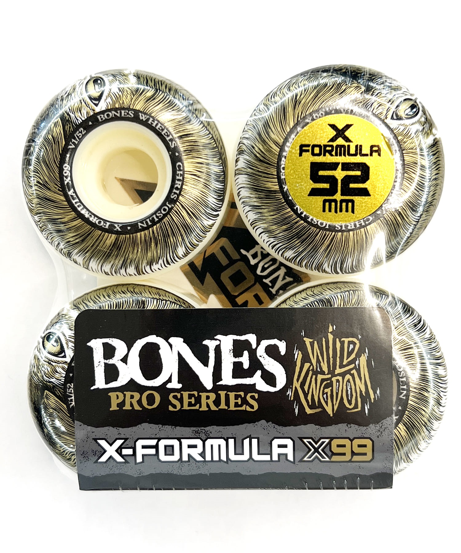 BONES WHEELS ボーンズ ウィール スケートボード ウィール X-FORMULA JOSLIN RAMPAGE 52mm 99A V1(WT-52mm)