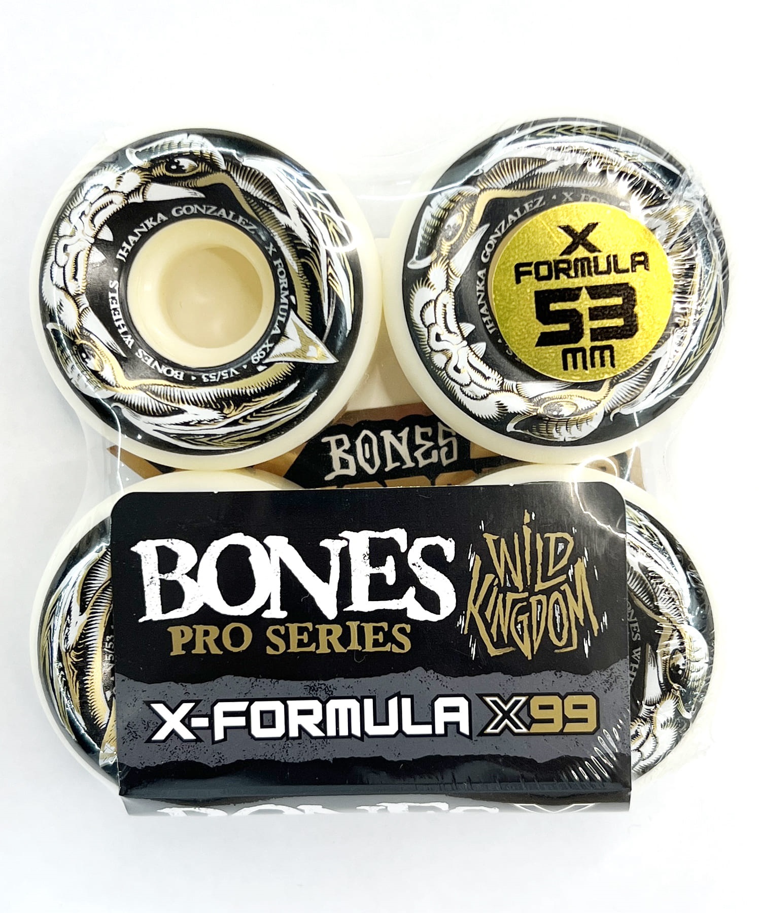 BONES WHEELS ボーンズ ウィール スケートボード ウィール X-FORMULA JHANKA NIGHTFLIGHT 52mm 99A V5(WT-53mm)