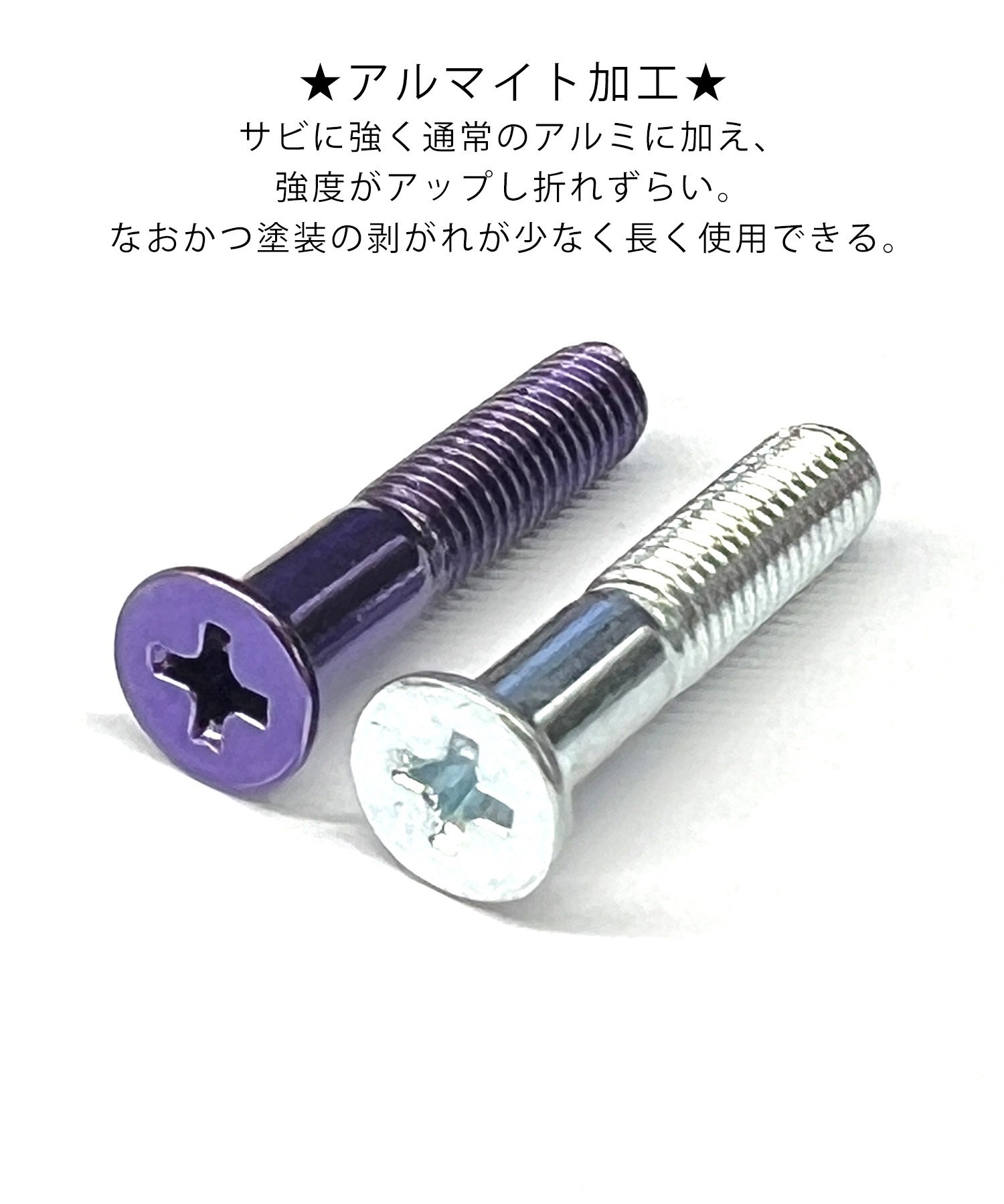 DEEM HARDWARE ディーム ハードウェア スケートボード パーツ ビス(NA-ONESIZE)