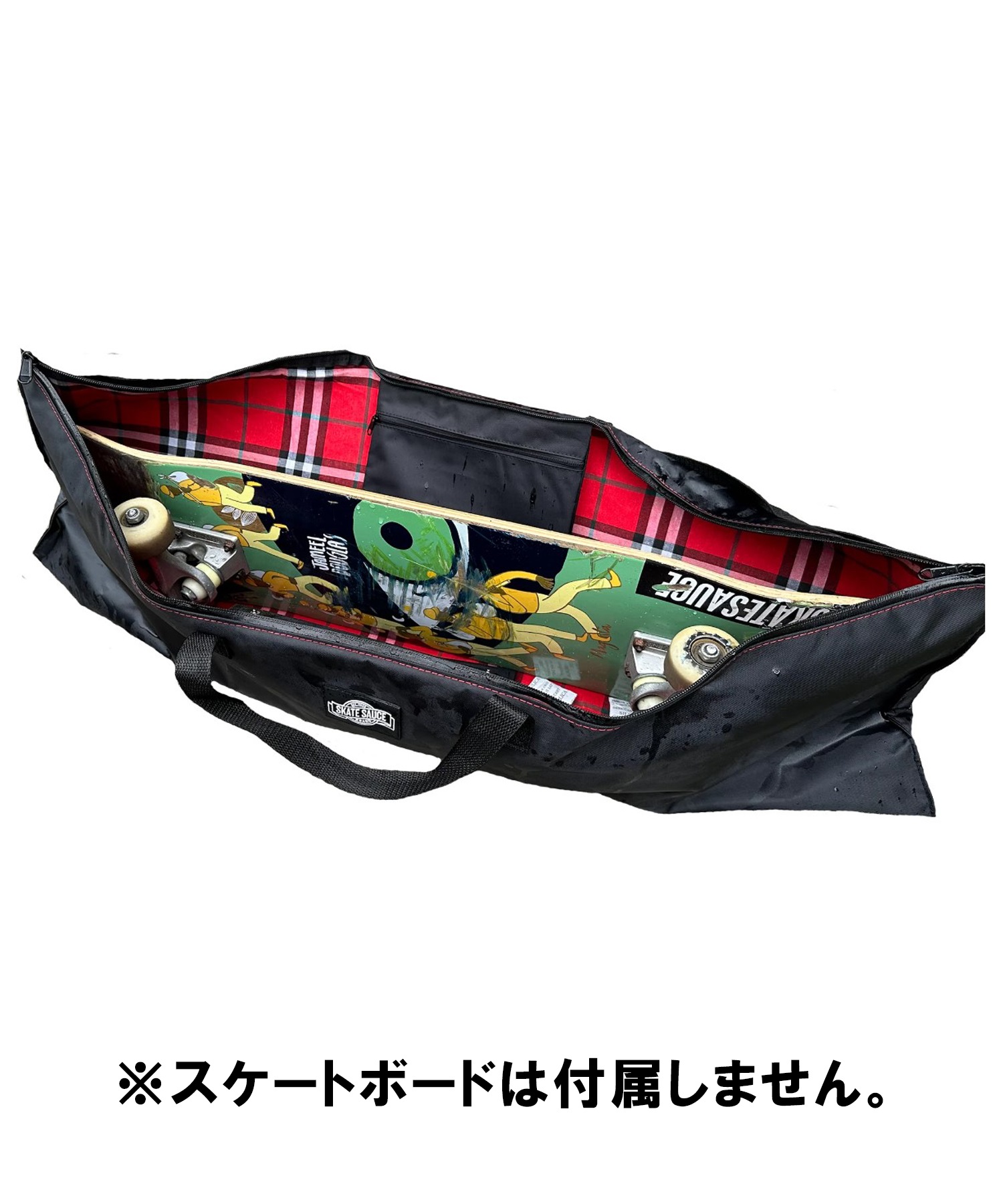 スケートボード ケース SKATE SAUCE スケート ソース VISS00044 NEW PROTECT YA SP PRM BAG 止水ジップ(BLK-ONESIZE)