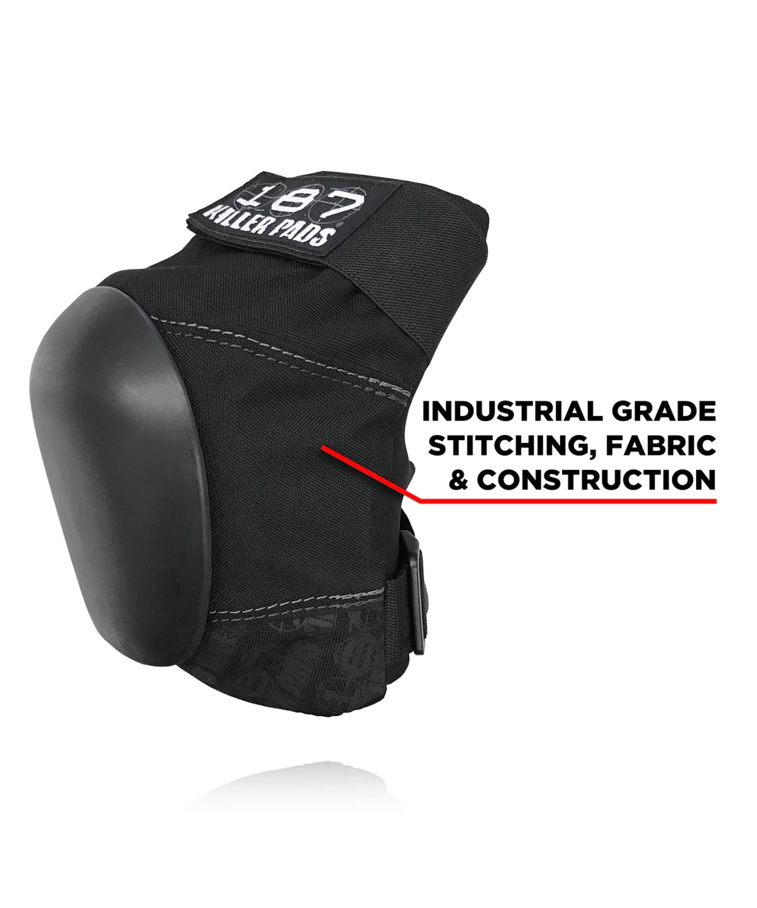 スケートボード プロテクター 187 ワンエイトセブン PRO KNEE PAD S～XL バーチカル KK K18(BLK-XS)