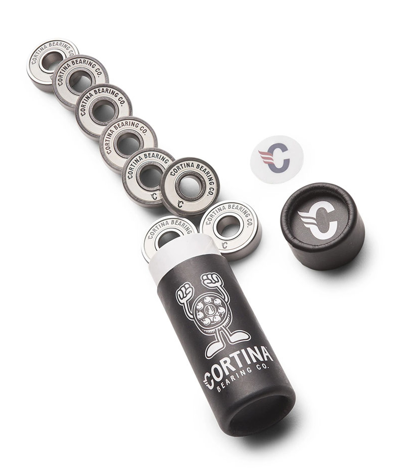 スケートボード ベアリング Cortina Bearing Co. コルティナ ベアリング OSCO2042 C CLASS KK H22(ONECOLOR-ONESIZE)