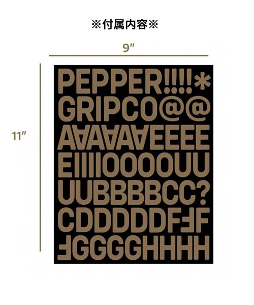 デッキテープ スケートボード Pepper Griptape Co ペッパー グリップ OSPPG2 CUSTOM GRIP KIT KK E4(ONECOLOR-ONESIZE)