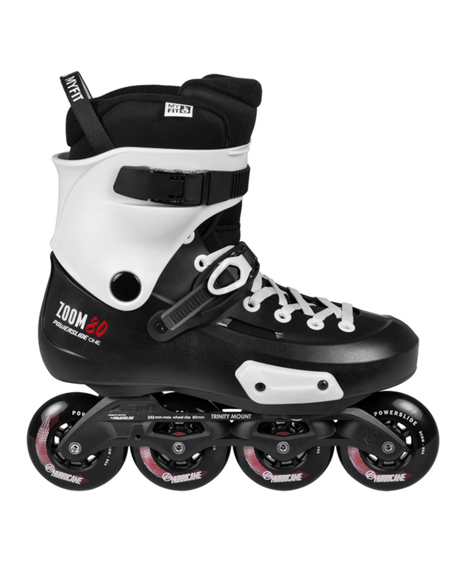 インラインスケート POWERSLIDE パワースライド Urban skate Zoom Pro Black 80 PS880237(BK-26.5cm)