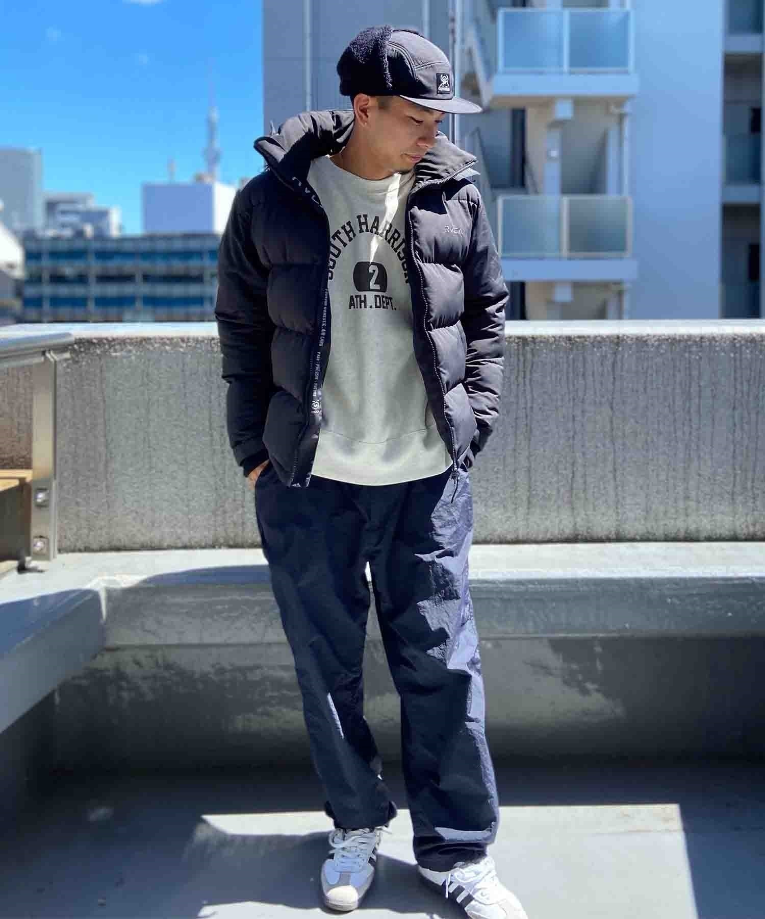 RVCA/ルーカ RVCA メンズ 中綿ジャケット 2WAY リフレクターロゴ BD042-782(BLK-S)