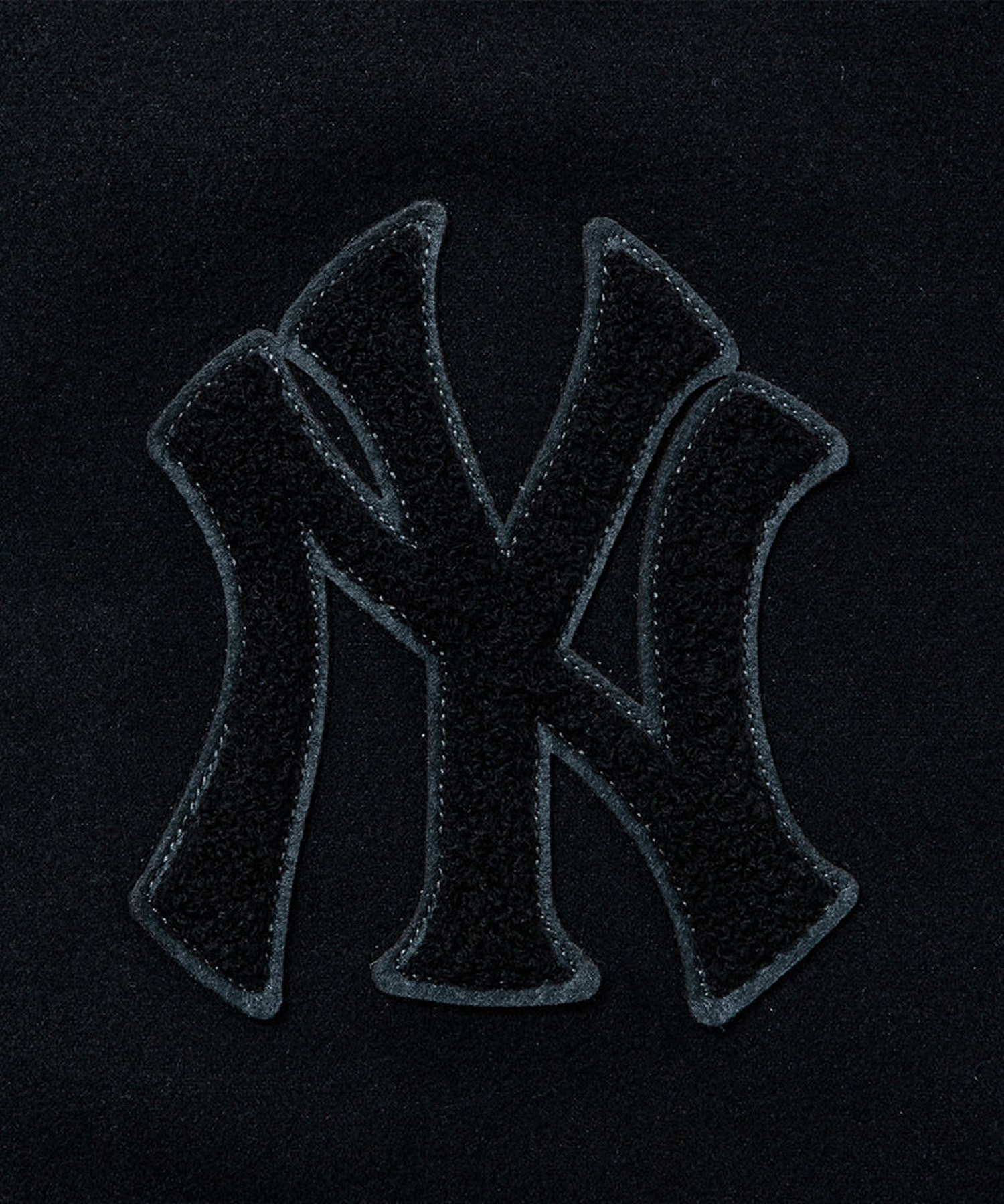 NEW ERA/ニューエラ MLB ヴァーシティジャケット ニューヨーク・ヤンキース ブラック メンズ スタジアムジャケット スタジャン  KOREAモデル 13803132(BLK-M)