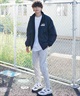 【ムラサキスポーツ別注】THRASHER/スラッシャー メンズ リバーシブルジャケット ナイロン/フリース 23MS-JKT1(GRY-M)