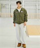 【ムラサキスポーツ別注】THRASHER/スラッシャー メンズ リバーシブルジャケット ナイロン/フリース 23MS-JKT1(BLK-M)